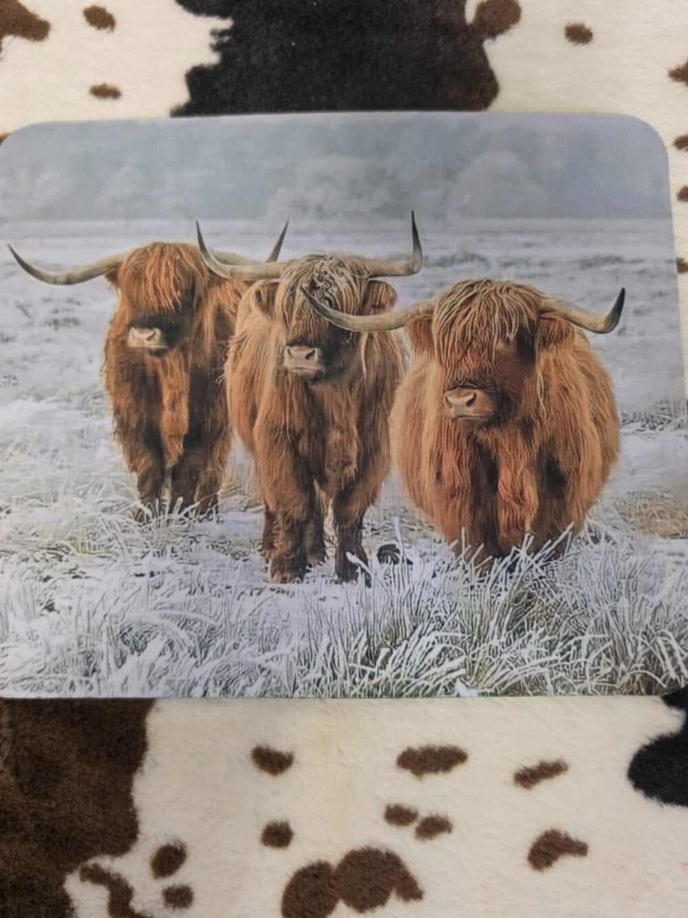 Computer Mouse Pad Highland Cow - Picture 2 of 4